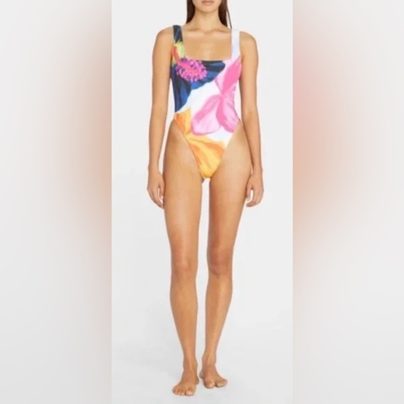 606.  Mara Hoffman Idalia One Piece Swim - Picture 1 of 10